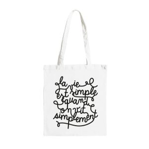 Tote bag La vie est simple