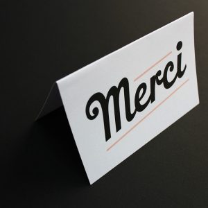Carte de vœux Merci – Image 2