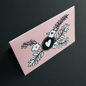 Carte de vœux Fleurs – Image 2