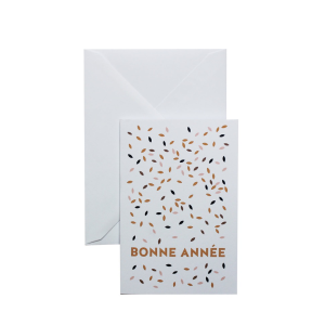 Carte de vœux Bonne Année