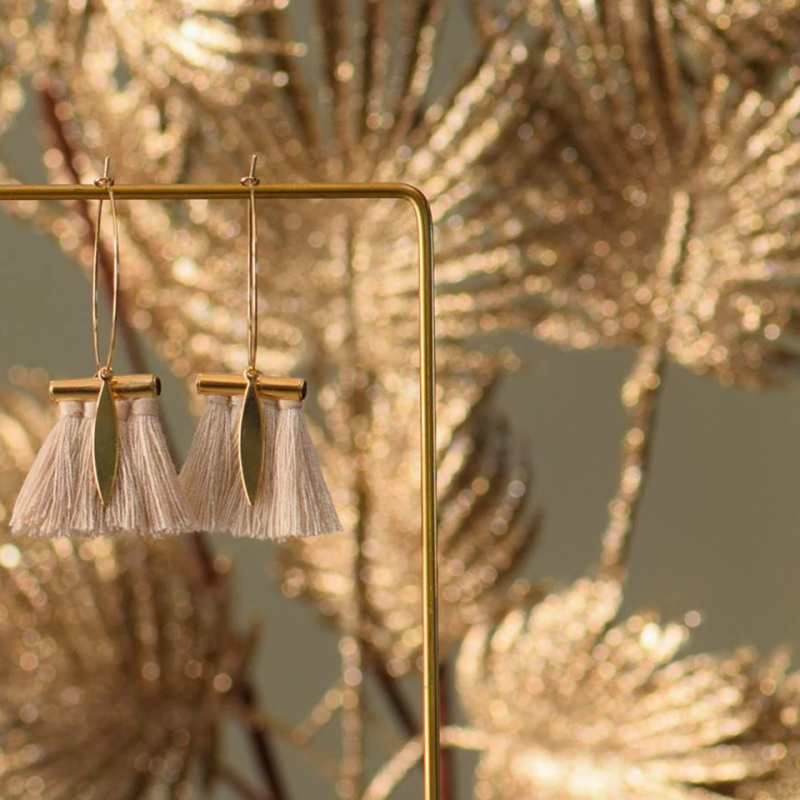 Boucles d'oreilles Pompons