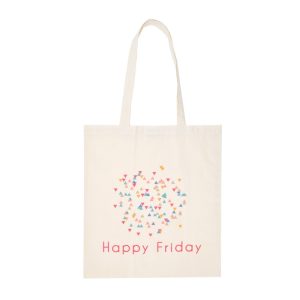 Tote bag Happy Friday