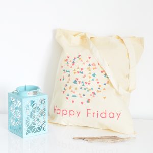Tote bag Happy Friday – Image 2