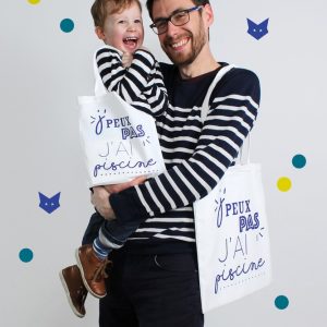 Tote bag J’peux pas j’ai piscine – Image 2