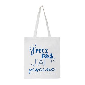 Tote bag J’peux pas j’ai piscine