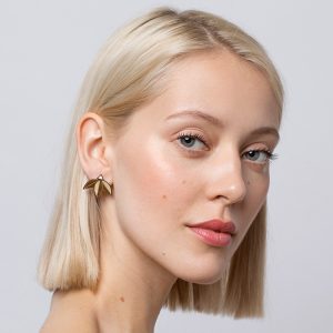 Boucles d’oreilles Flore Ivoire – Image 2