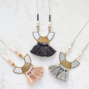 Sautoir Gypsy Gris – Image 2
