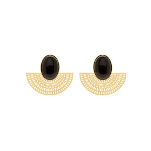 Boucles d'oreilles Aztèque Agate