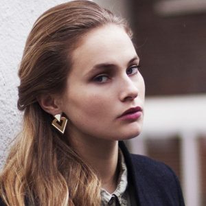 Boucles d’oreilles Pablo Ivoire – Image 2