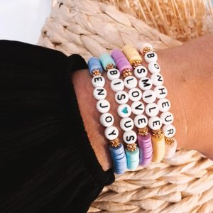 Bracelets à message