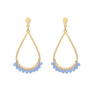 Boucles d'oreilles Sahara Bleu Ciel