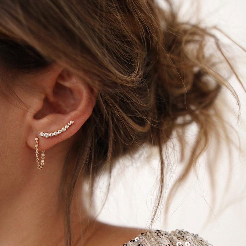 Barrettes d'oreilles Leïla – Image 2