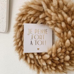 Carte de voeux Je Pense Fort à Toi – Image 2