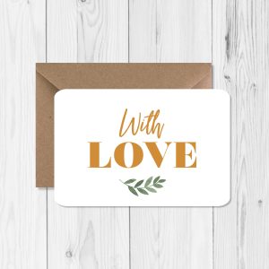 Carte de voeux With Love