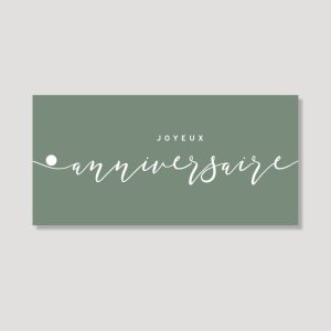 Lot de 6 Étiquettes Joyeux Anniversaire