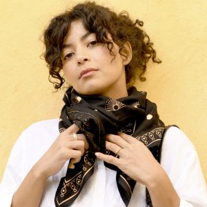 Foulard Gloria Noir – Image 3