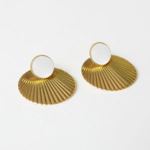 Boucles d'oreilles Elise Nacre