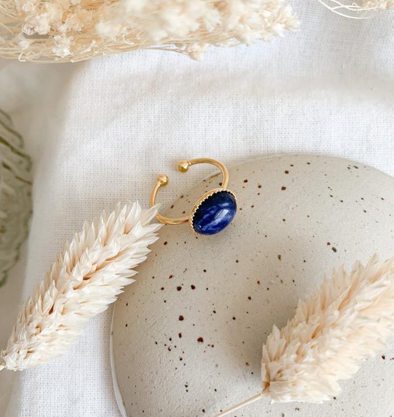 Bague Pia Sodalite Bleue