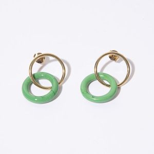 Boucles d'oreilles Pop Vert