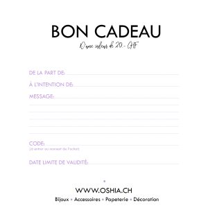Bon cadeau 20 CHF – Image 2