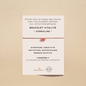 Bracelet Vitalité - Cornaline