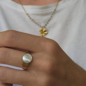 Bague Ginko Nacre – Image 2