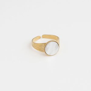 Bague Ginko Nacre