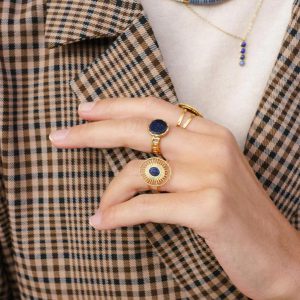 Bague Luce Sable Bleu – Image 2
