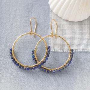 Boucles d'oreilles Kindness - Lapis Lazuli – Image 3