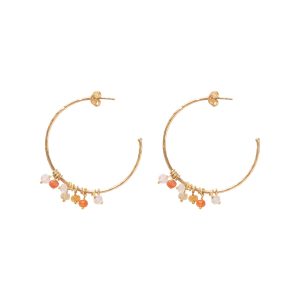 Boucles d'oreilles Aurora - Quartz Rose