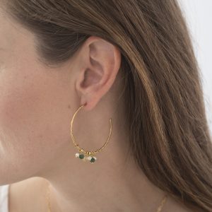 Boucles d'oreilles Aurora - Aventurine – Image 2