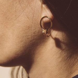 Boucles d'oreilles Mini Anneaux – Image 2