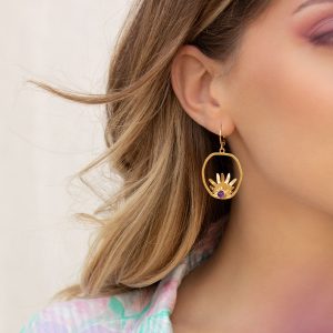 Boucles d’oreilles Rosette