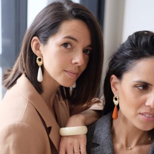 Boucles d'oreilles Charlize Terracotta – Image 3