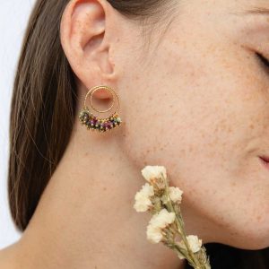 Boucles d'oreilles Groseilles Vert – Image 2