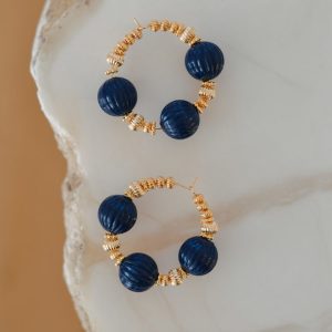 Boucles d'oreilles Sol Bleu – Image 2