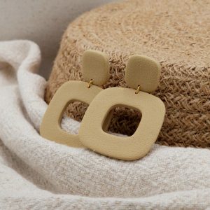 Boucles d'oreilles Adèle - Beige