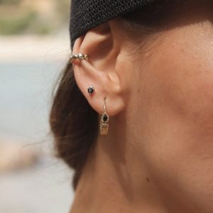 Boucles D'oreilles Filae - Noir