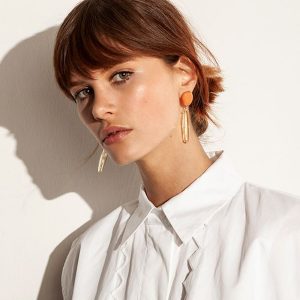 Boucles d'oreilles Rivette Orange – Image 2
