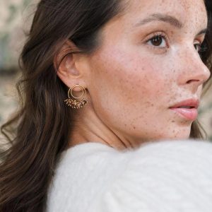 Boucles d'oreilles Groseilles Tourmalines – Image 2