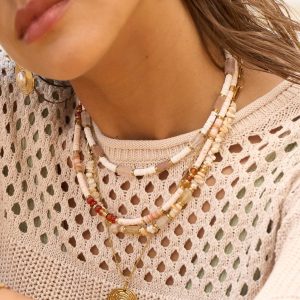 Collier Lukas - Quartz Fraise – Image 2