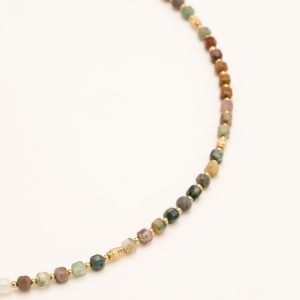Collier Clémence - Agate Indienne