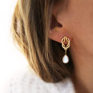 Boucles d'oreilles Petra Nacre