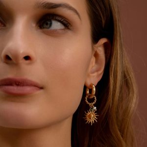 Boucles d'oreilles Rosaline - Turquoise africaine