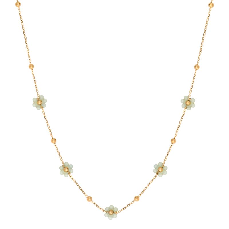 Collier Flore - Vert