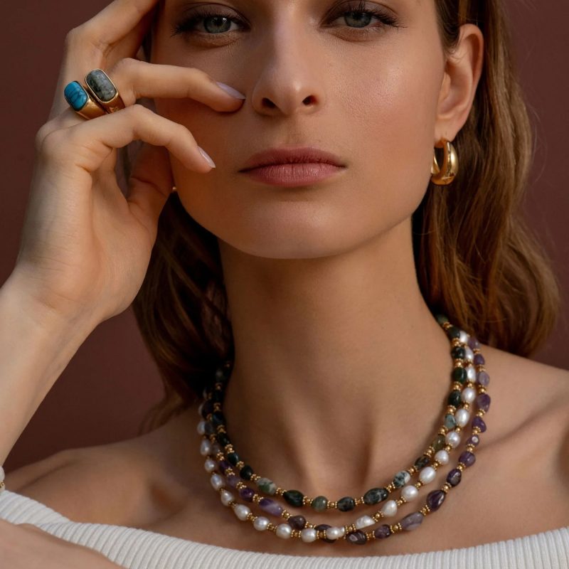Collier Isaline - Améthyste – Image 3