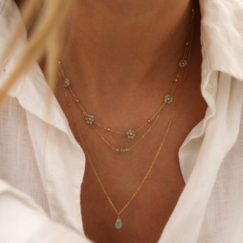 Collier Flore - Vert – Image 2
