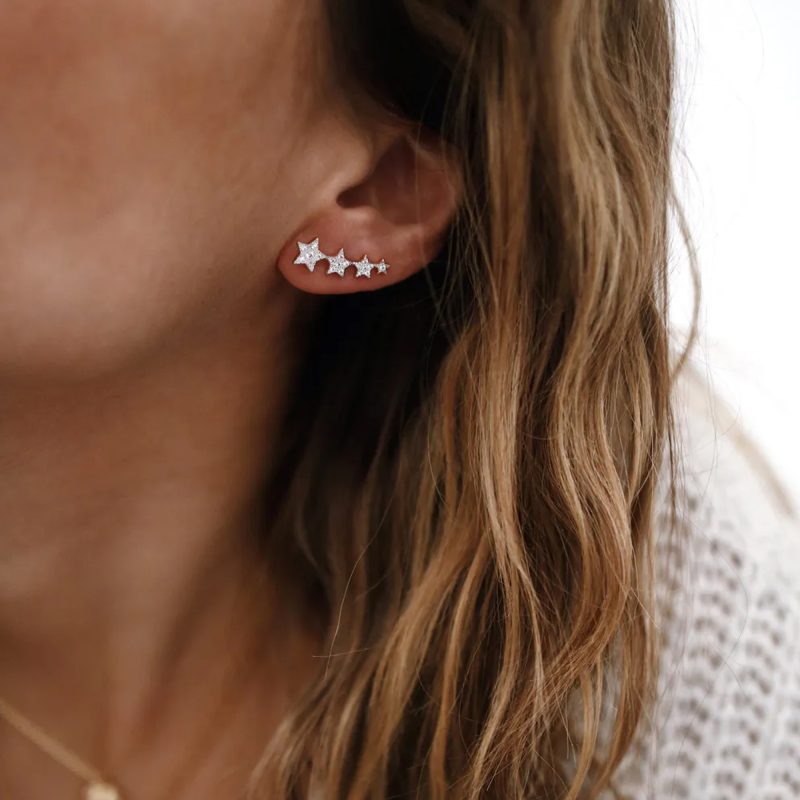 Barrettes d'oreilles Stella
